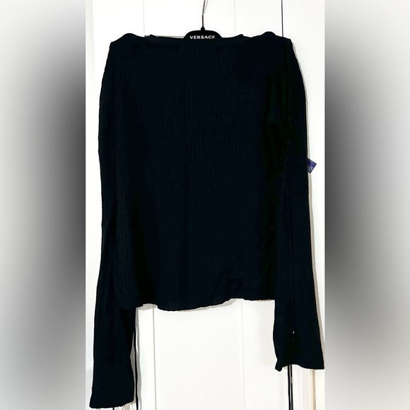 π VERO MODA lace up bell sleeve long sleeve top - Picture 4 of 5